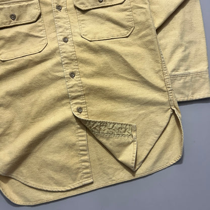 Small 90s Woolrich Mustard Button Shirt