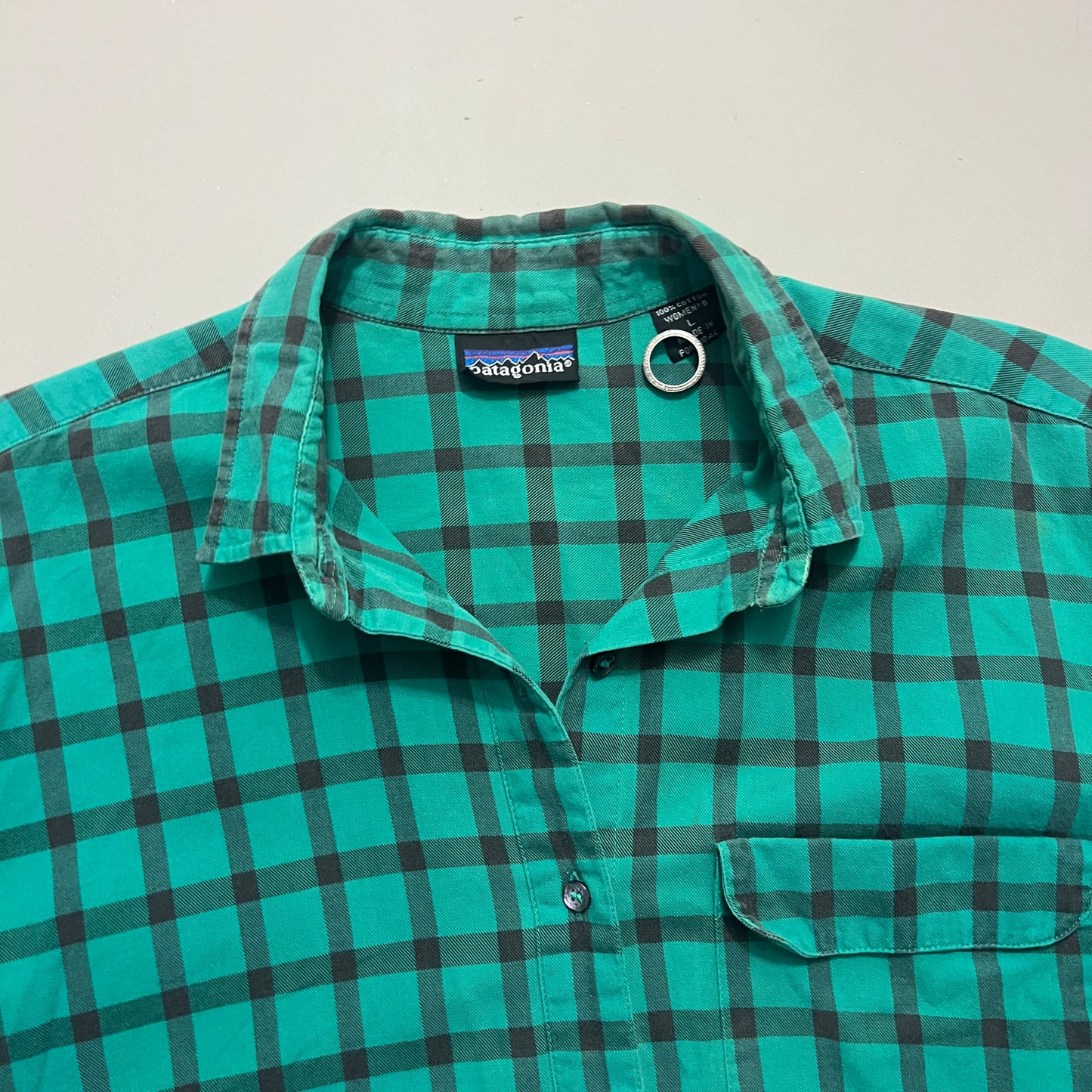 Womens Large 80s Patagonia Button Shirt