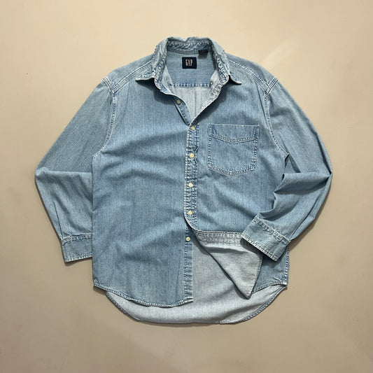Small 2000s GAP Denim Button Shirt