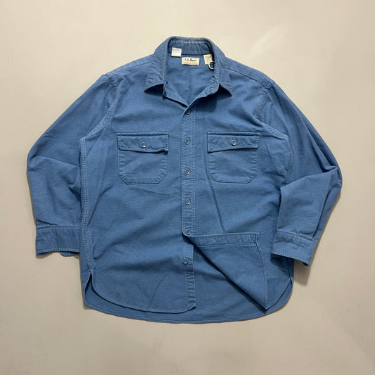 Large 90s L.L. Bean Chamois Button Shirt