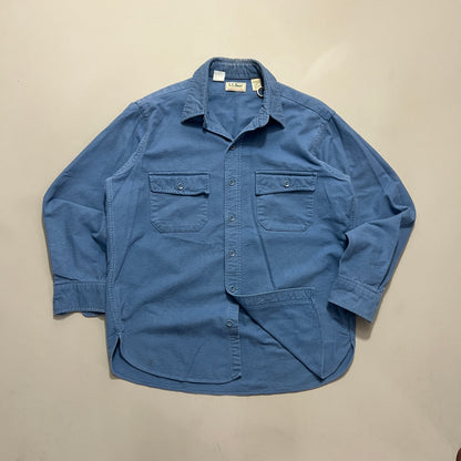 Large 90s L.L. Bean Chamois Button Shirt