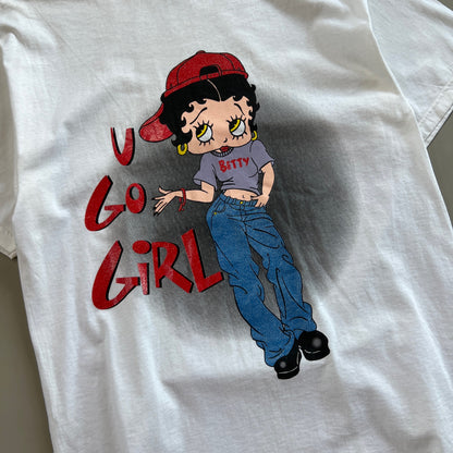 Large 2000s Betty Boop U Go Girl T-shirt