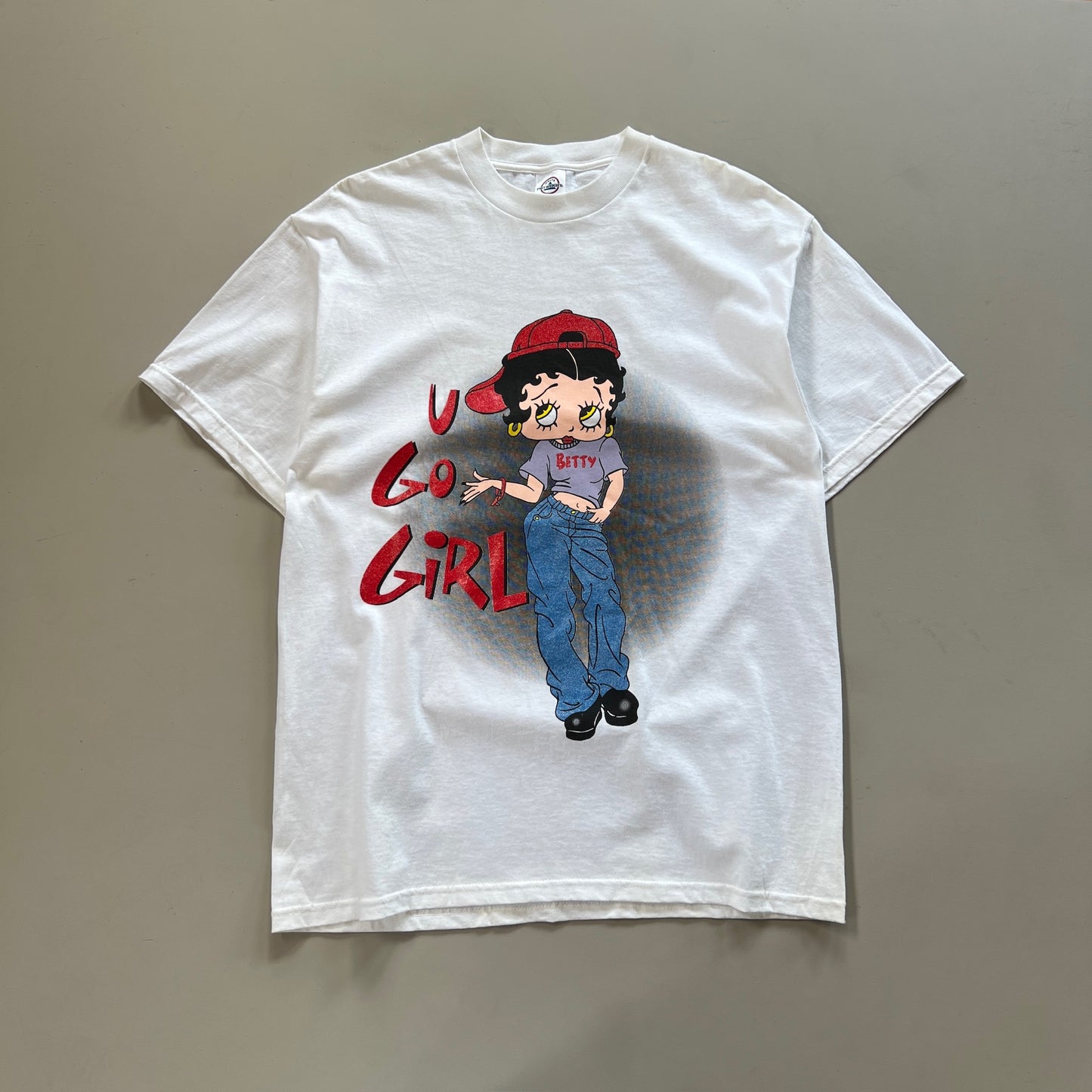 Large 2000s Betty Boop U Go Girl T-shirt