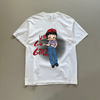 Large 2000s Betty Boop U Go Girl T-shirt