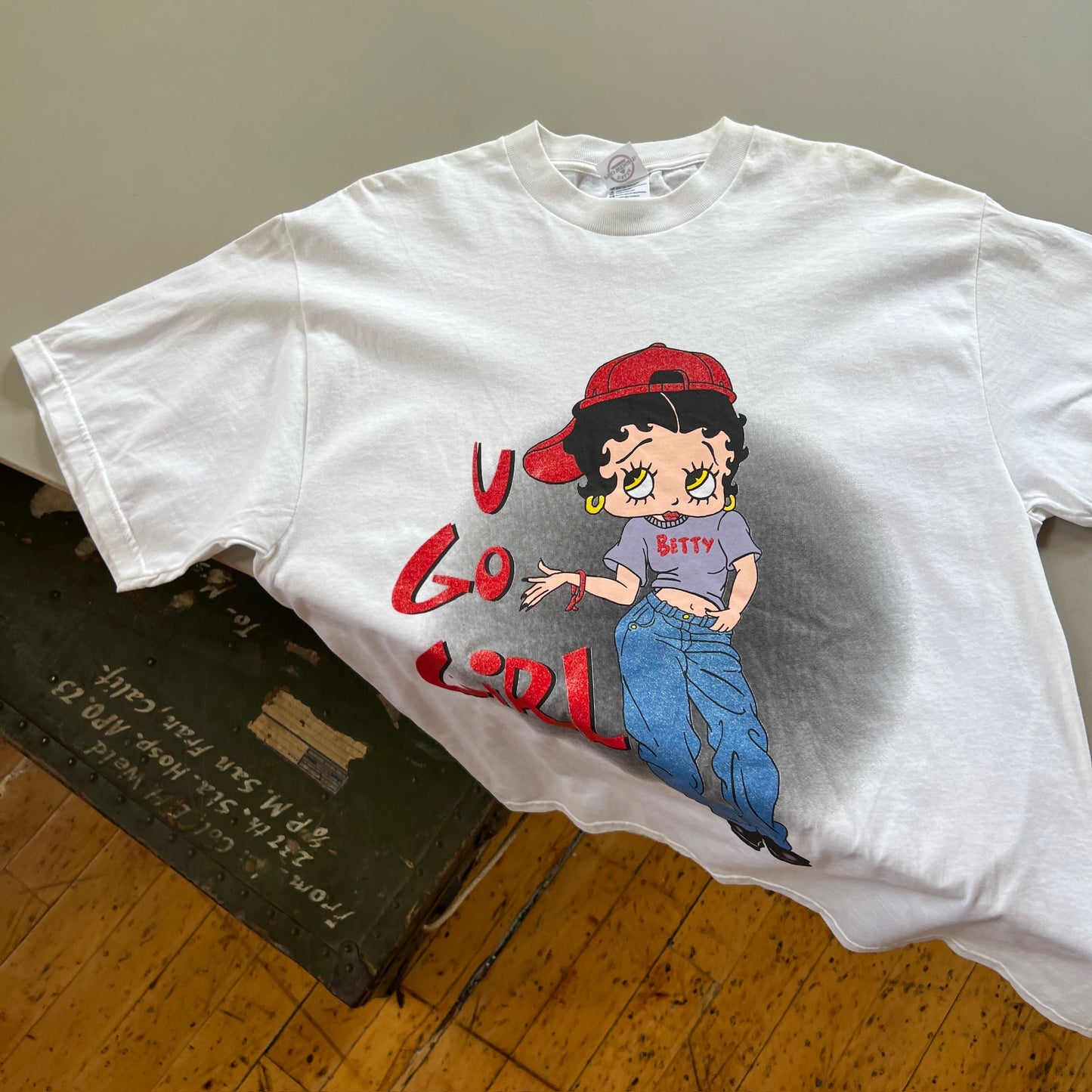Large 2000s Betty Boop U Go Girl T-shirt