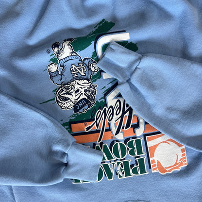 Large 1990s UNC Chapel Hill Peach Bowl Sweatshirt