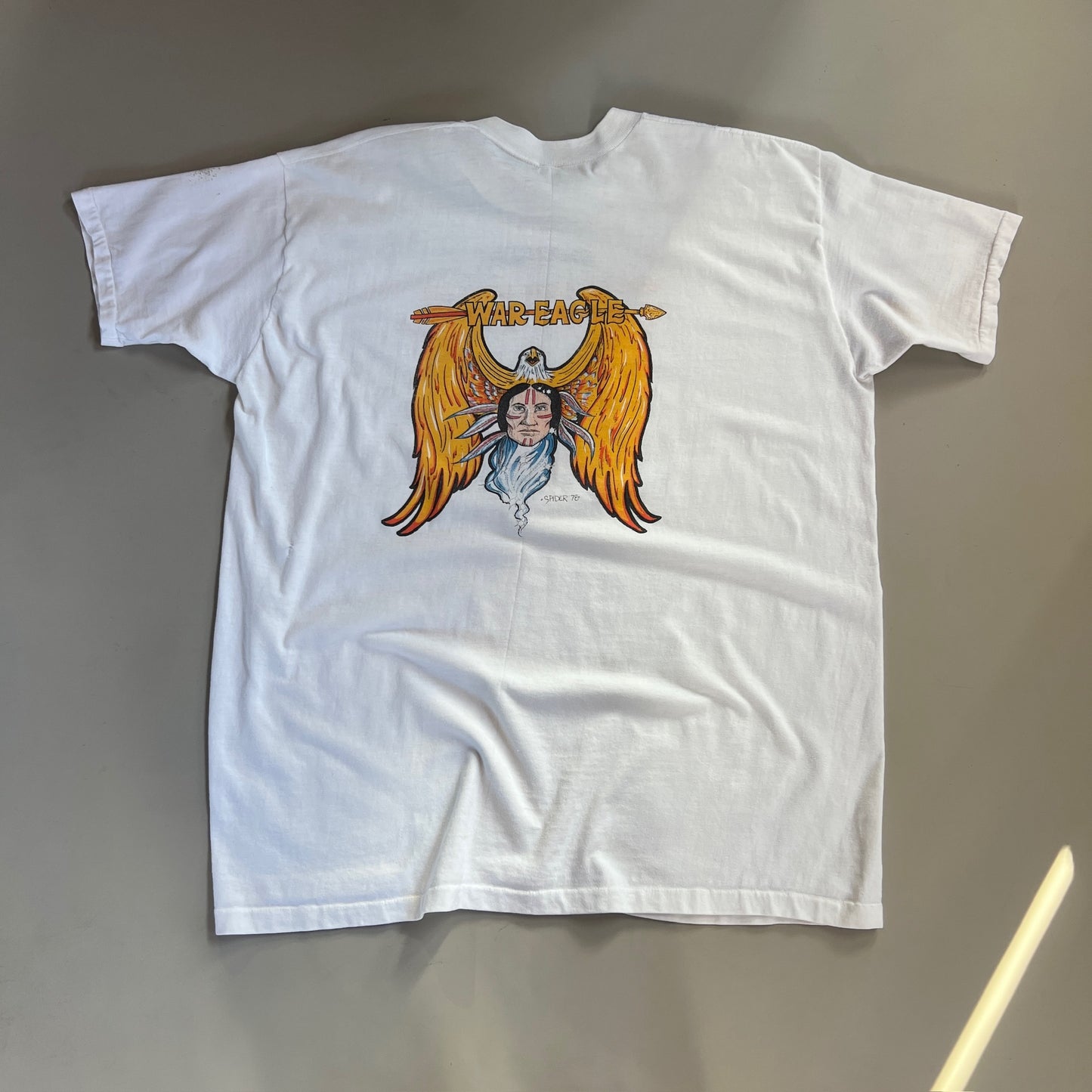 XL 1970s War Eagle Funny Car Drag T-shirt