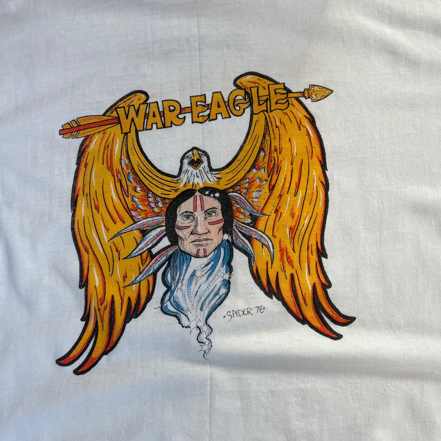 XL 1970s War Eagle Funny Car Drag T-shirt