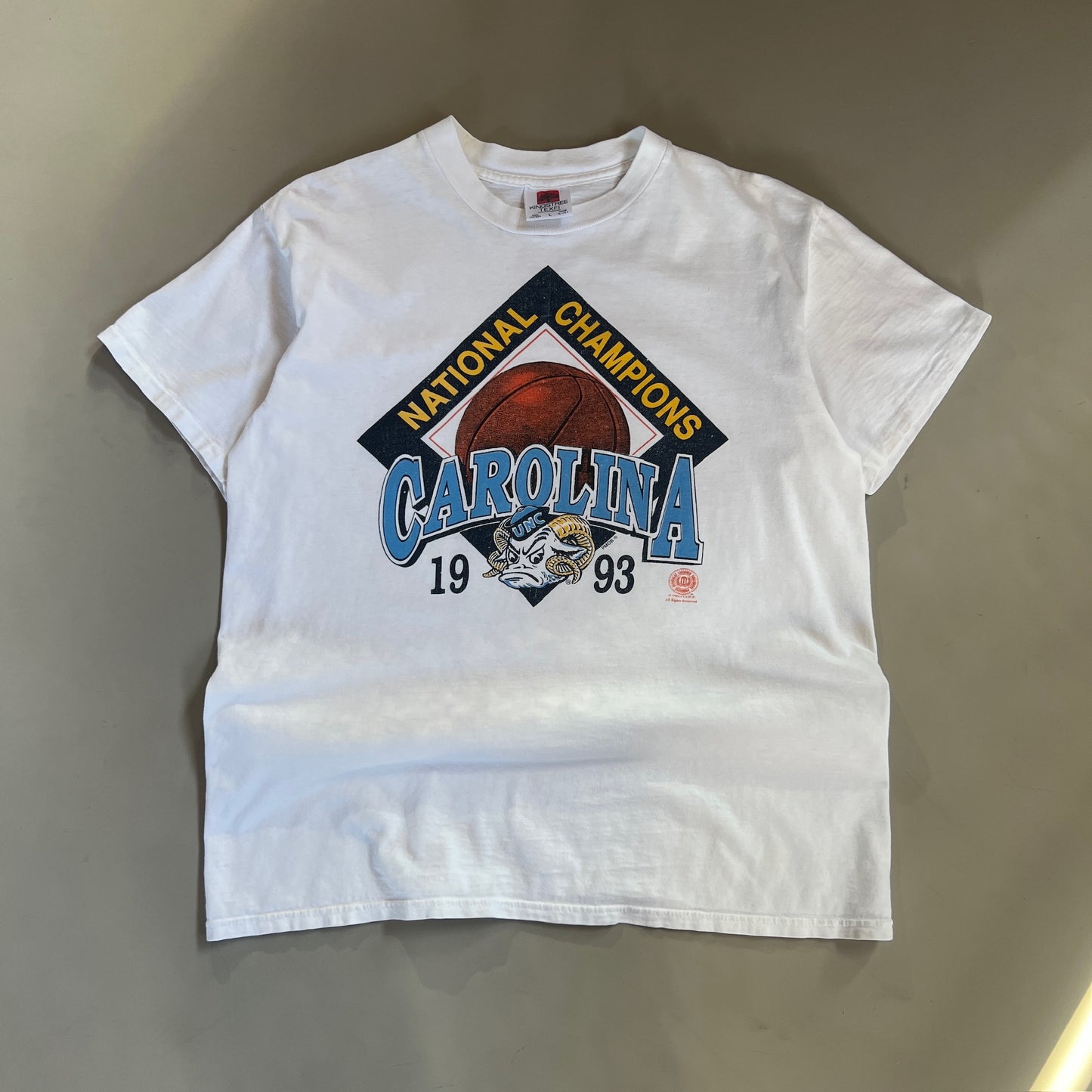 Large 1993 UNC Chapel Hill National Champs T-shirt