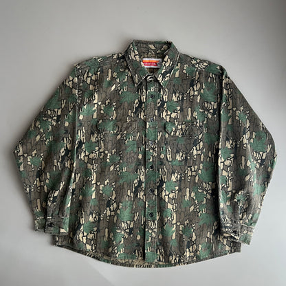 Large 90s Winchester Camo Button Shirt