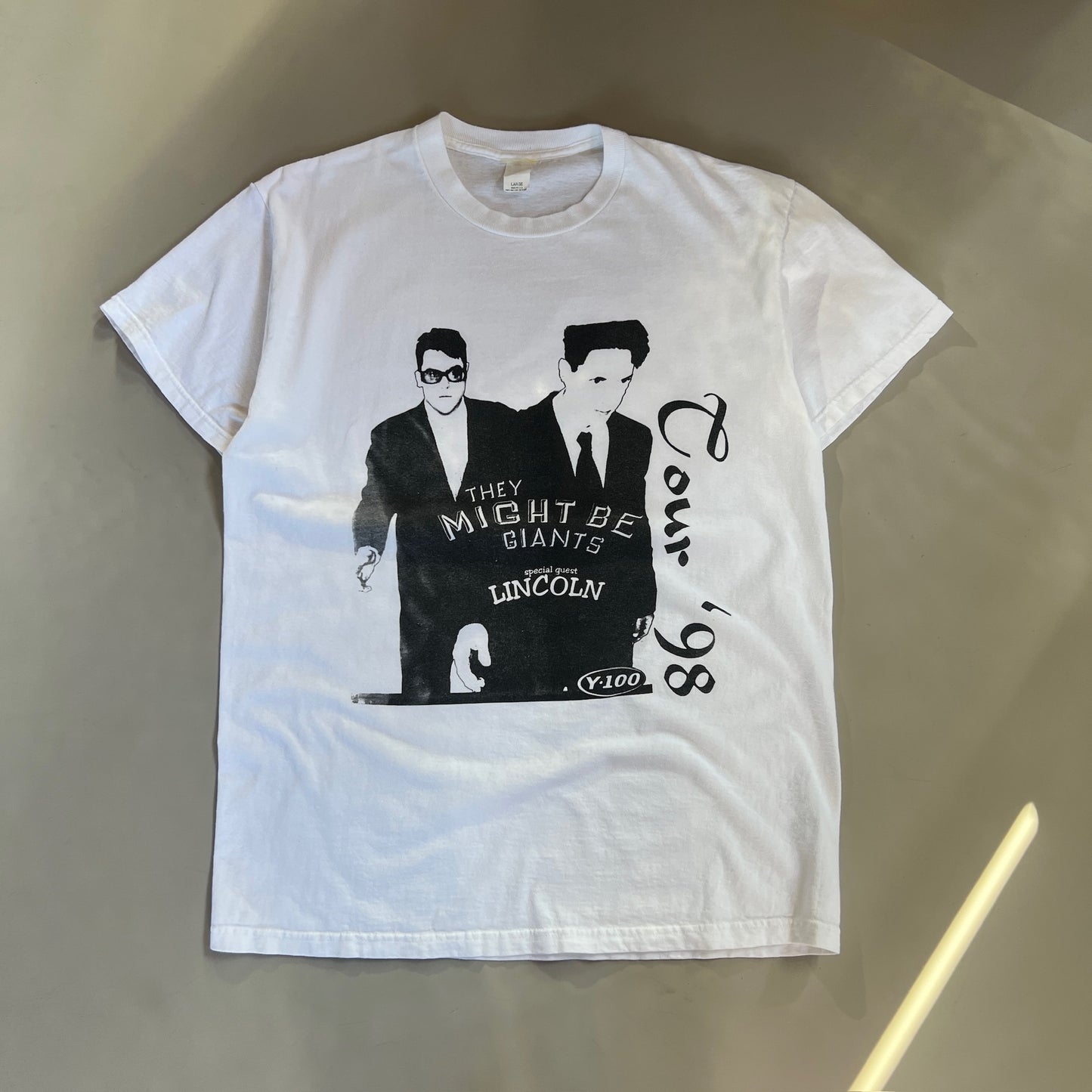 Large 1998 They Might Be Giants Ft Lincoln T-shirt