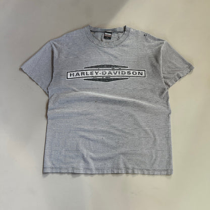 Large 1990s Distressed Harley Davidson T-shirt