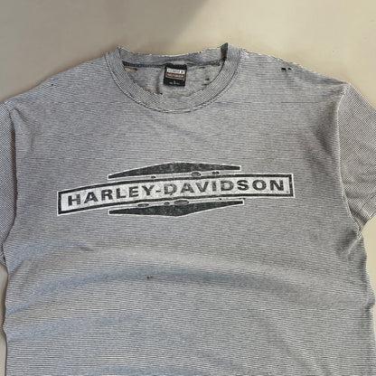 Large 1990s Distressed Harley Davidson T-shirt