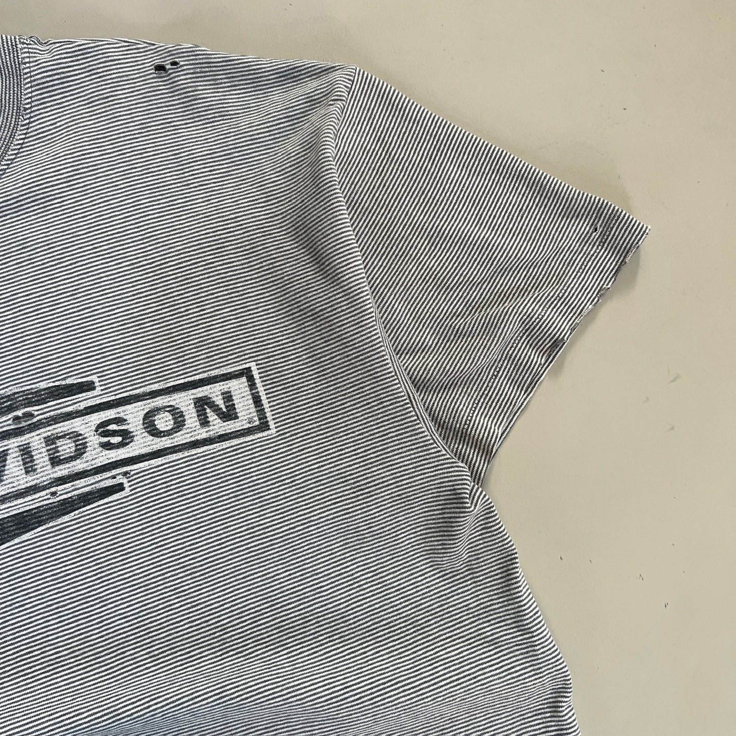 Large 1990s Distressed Harley Davidson T-shirt