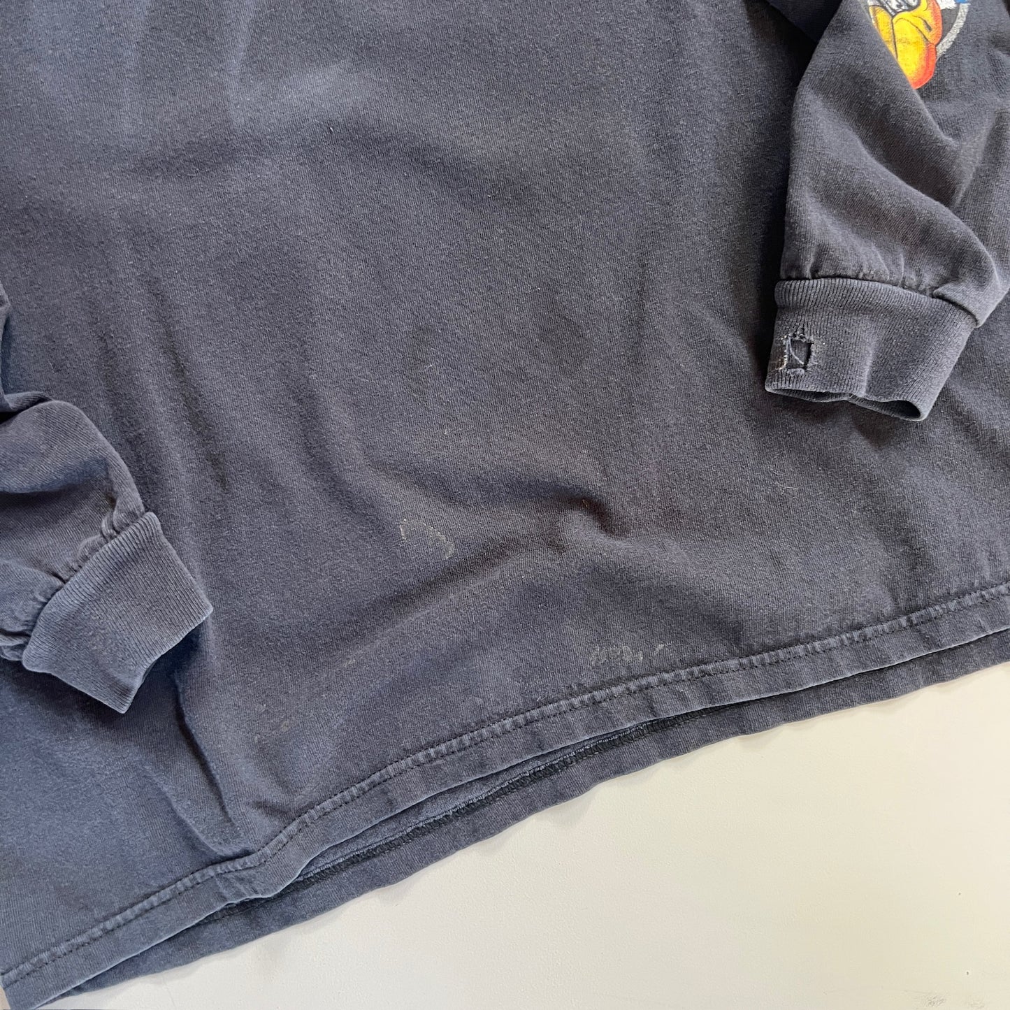 Medium 2007 Biker Rally Flame Sleeve T-shirt