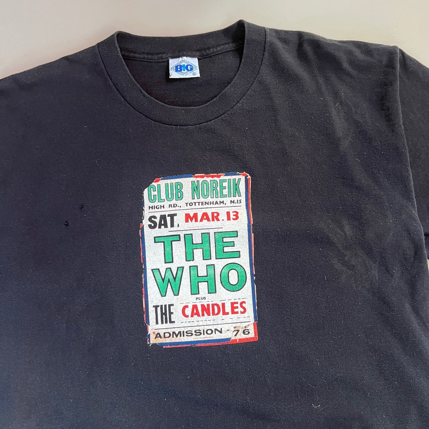 XL 1990s The Who Club Noreik Tottenham T-shirt