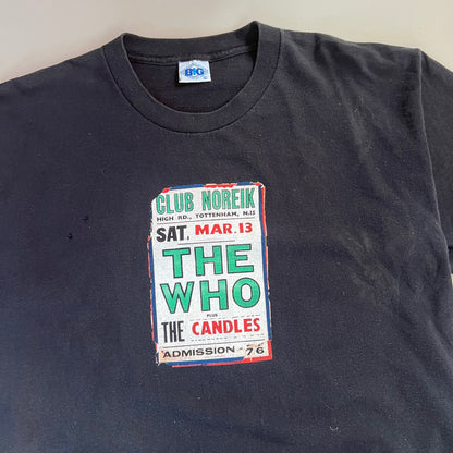 XL 1990s The Who Club Noreik Tottenham T-shirt