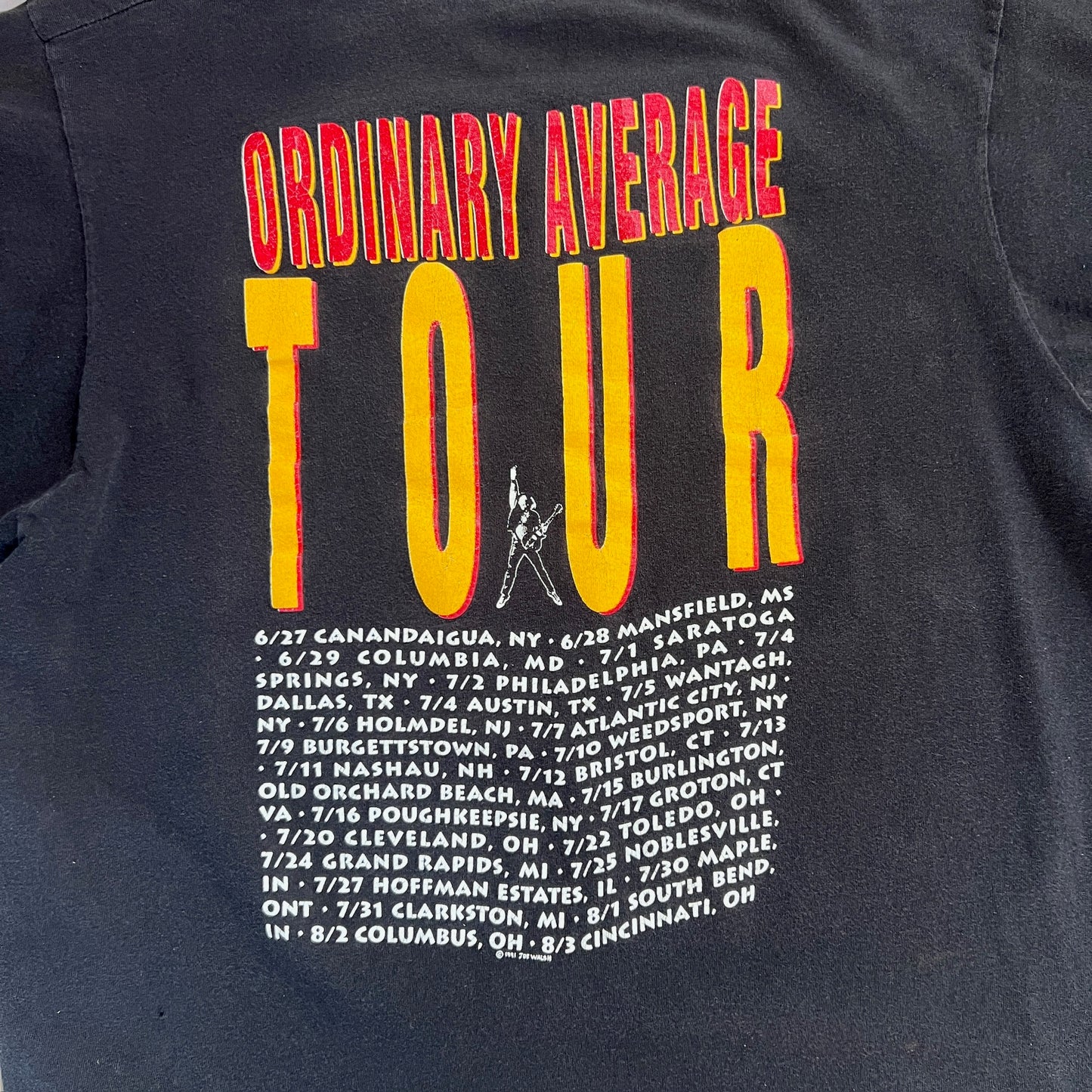 Large 1991 Joe Walsh Tour T-shirt