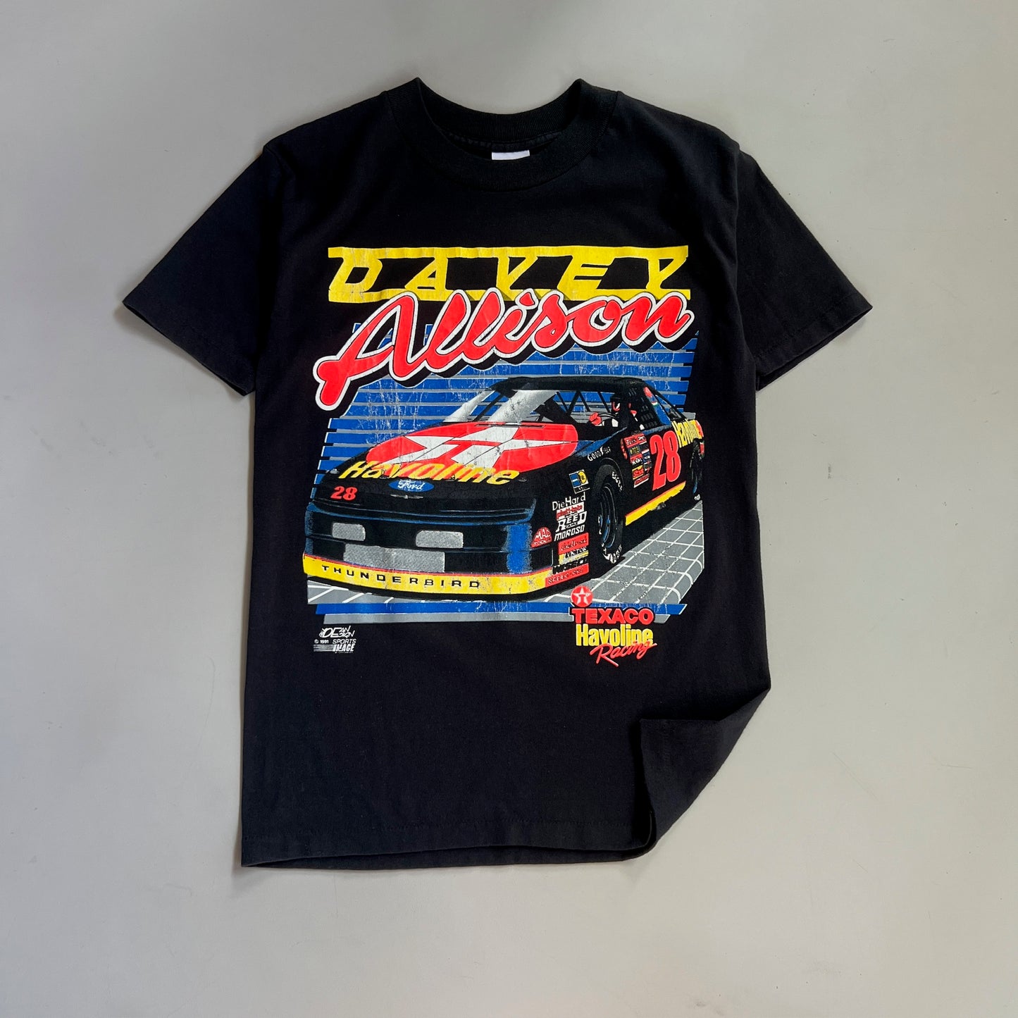 Small 1991 Davey Allison Texaco Racing T-shirt