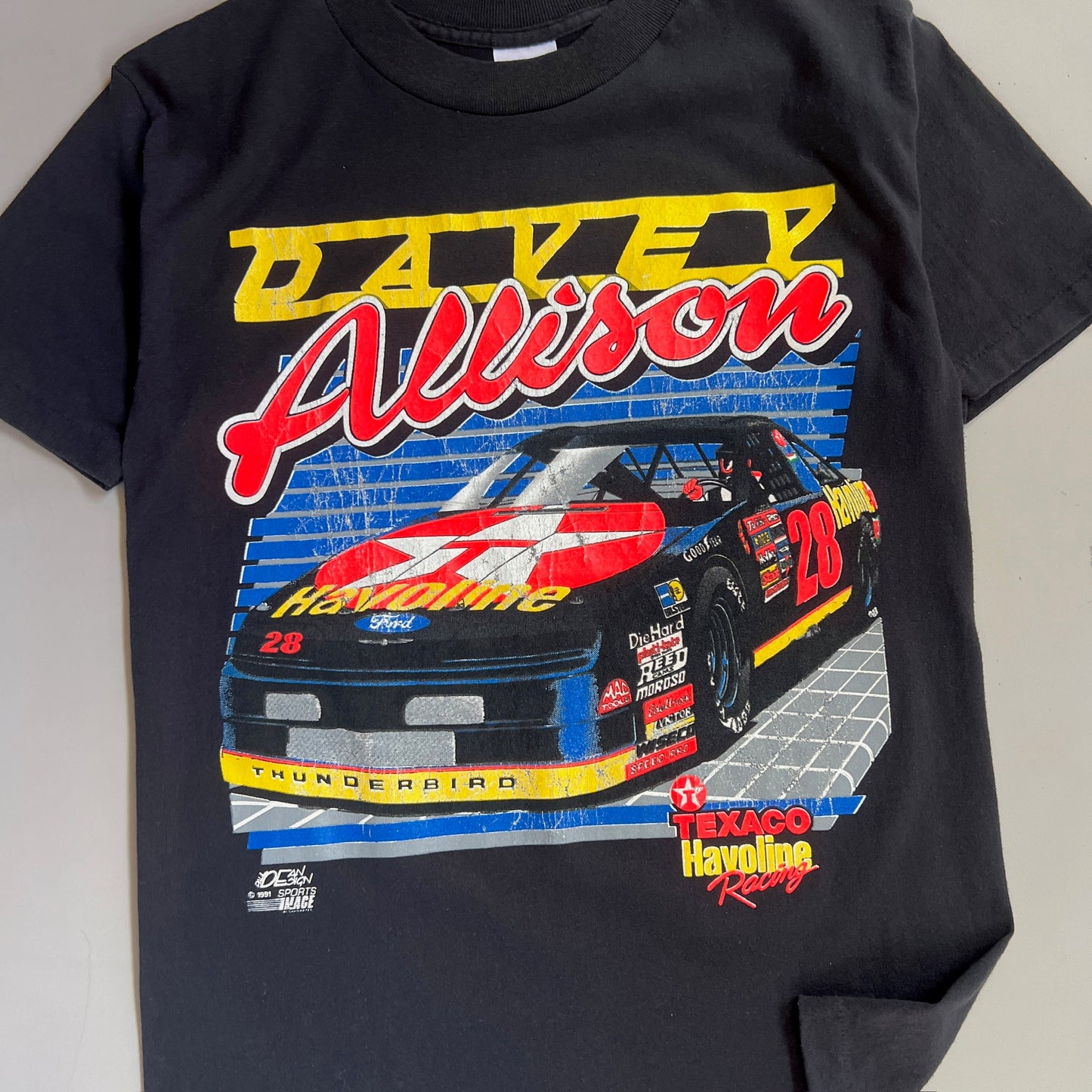 Small 1991 Davey Allison Texaco Racing T-shirt