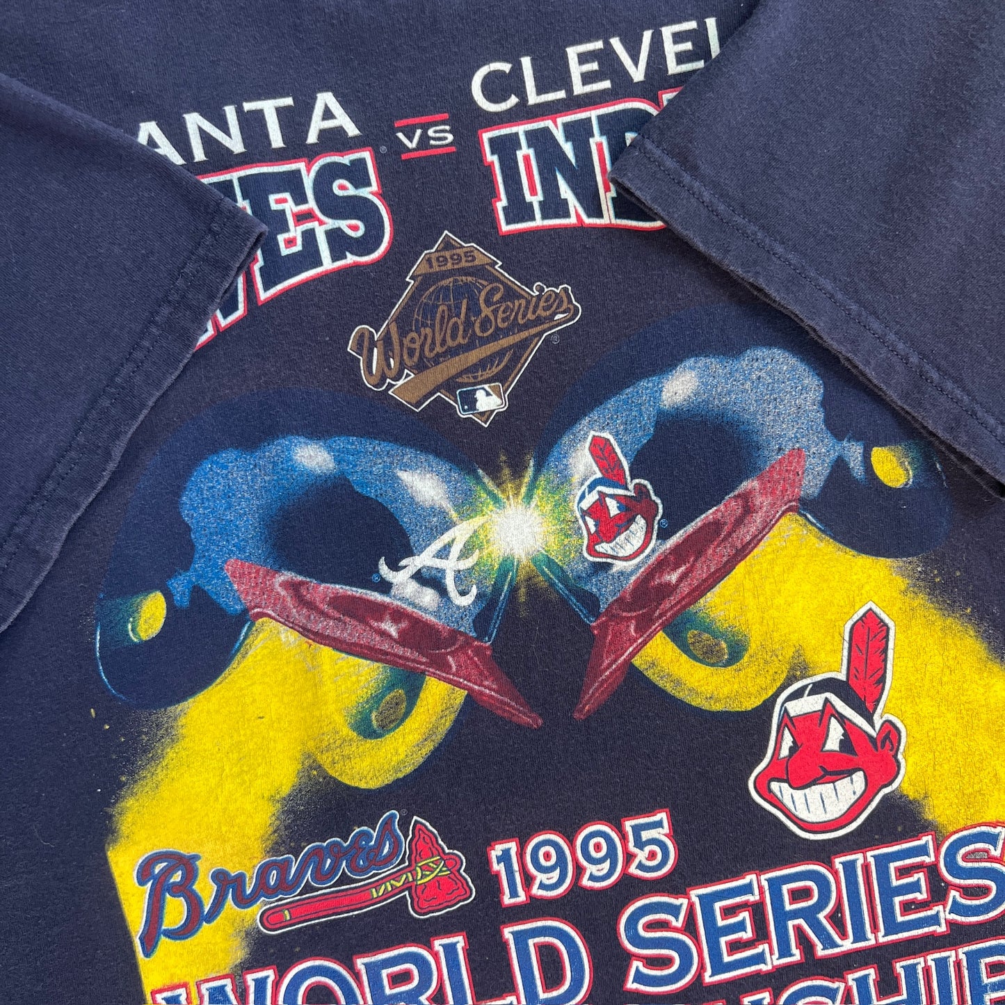 Large 1995 Atlanta Braves World Series T-shirt
