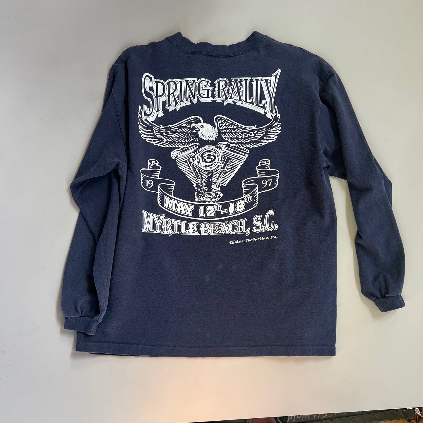 Large 1997 Myrtle Beach Biker Rally T-shirt