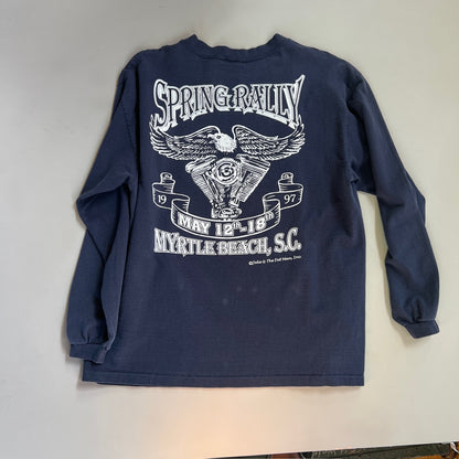 Large 1997 Myrtle Beach Biker Rally T-shirt