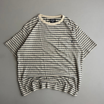Large 90s Stussy Geometric Pocket T-shirt
