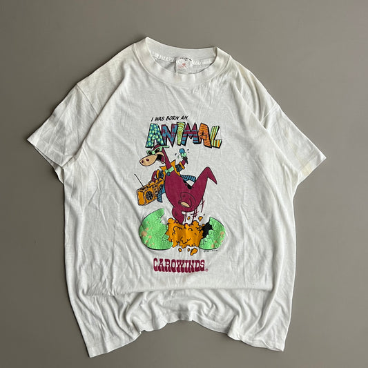 XL 1987 Carowinds I Was Born an Animal T-shirt